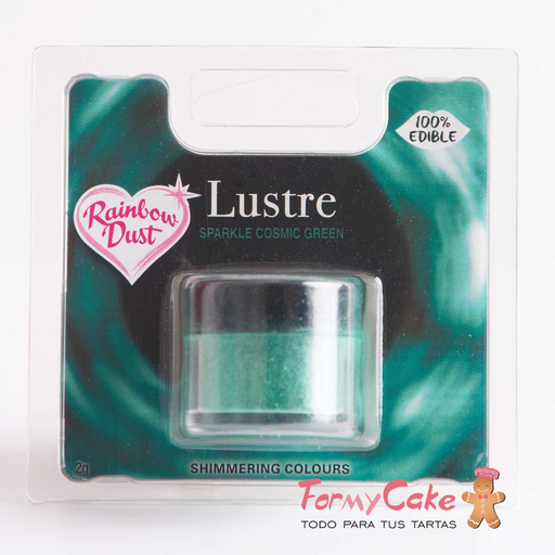 [RD2100] Colorante color verde nacarado 3gr. Rainbow Dust