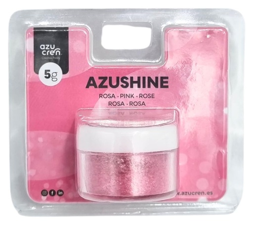 [AZ01544] Purpurina comestible en polvo rosa 5gr. Azushine
