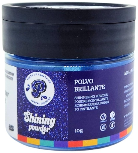 [P010045] Polvo de brillo azul 10gr. PastryColours