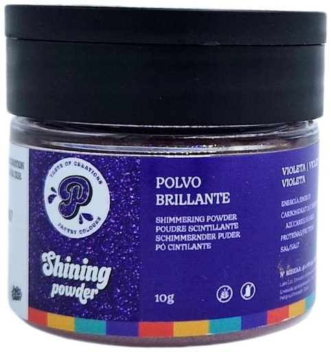 [P010047] Polvo de brillo violeta 10gr. PastryColours