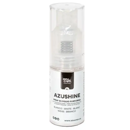 [AZ01570] Spray de purpurina comestible en polvo blanco 10gr. Azushine