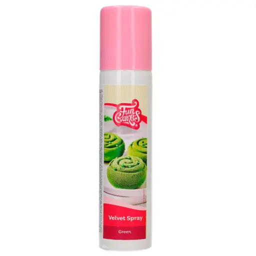 [F41330] Spray velvet verde 100ml. FunCakes