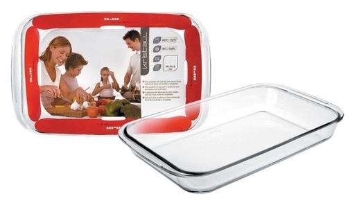 [480734] Fuente Horno Rectangular 34x21 Kristall Ibili