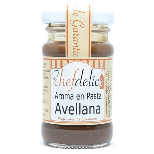 [F-CH2520] Aroma en pasta de avellana 50gr Chefdelice