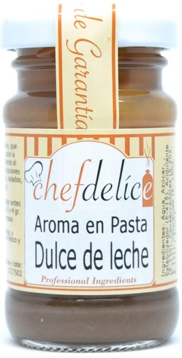 [F-CH2521] Aroma en Pasta de Dulce de Leche 50gr Chef Delice