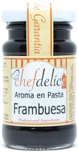 [F-CH2513] Aroma en Pasta de Frambuesa 50gr Chef Delice
