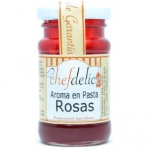 [F-CH2525] Aroma en Pasta de Rosas 50gr Chef Delice