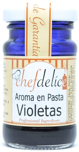 [F-CH2524] Aroma en Pasta de Violeta 50gr Chef Delice
