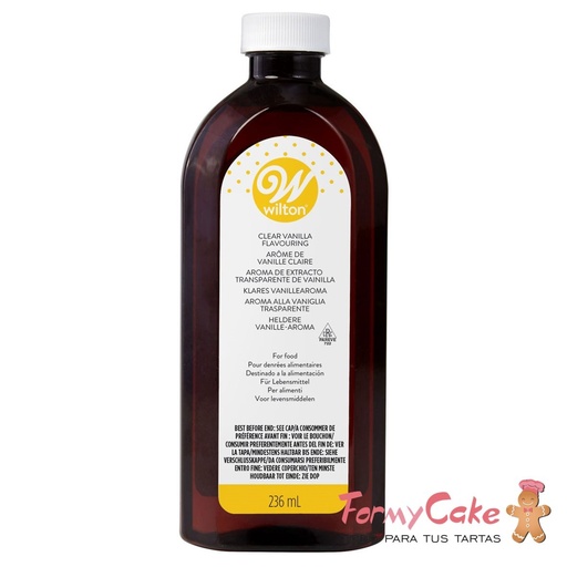 [04-0-0069] Extracto Vainilla 236ml Transparente Wilton
