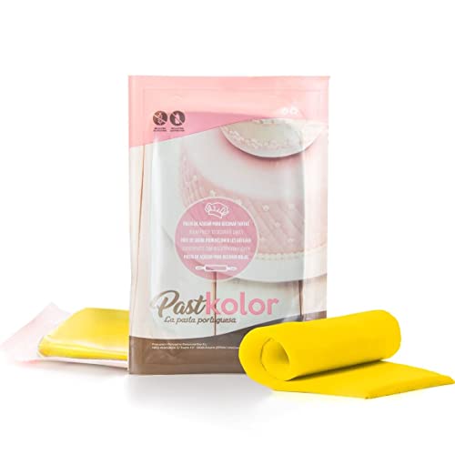 [PK0071] Fondant Amarillo 100gr Pastkolor