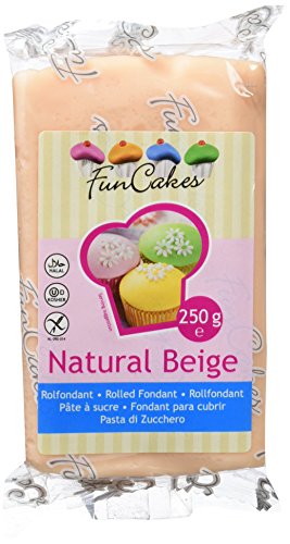 [F20165] Fondant Beige Natural 250gr Funcakes