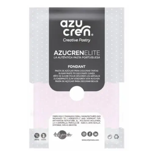 [ae00039] Fondant color rosa bebé 250gr. Azucren Elite