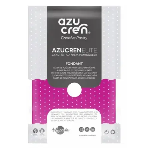 [ae00071] Fondant color rosa fuerte fucsia 100gr. Azucren Elite