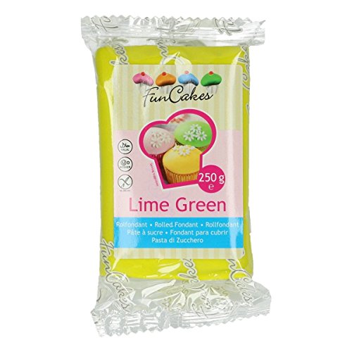 [F20155] Fondant Verde Lima 250gr Funcakes