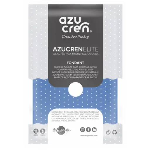 [ae00073] Fondant color azul 100gr. Azucren Elite