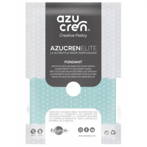 [ae00043] Fondant color azul bebé 250g. Azucren Elite