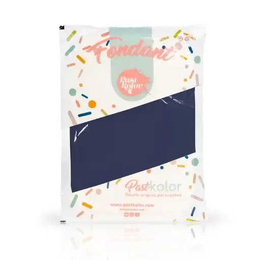 [pk0017] Fondant color azul marino 1kg. Pastkolor
