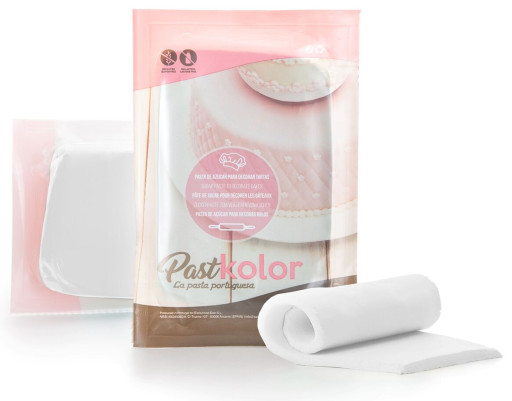 [pk0173] Fondant color blanco 2,5kg (con gluten). Pastkolor