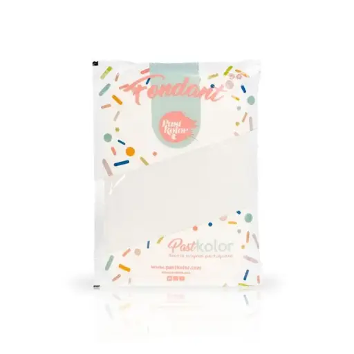 [pk0172] Fondant color blanco 250gr (con gluten). Pastkolor