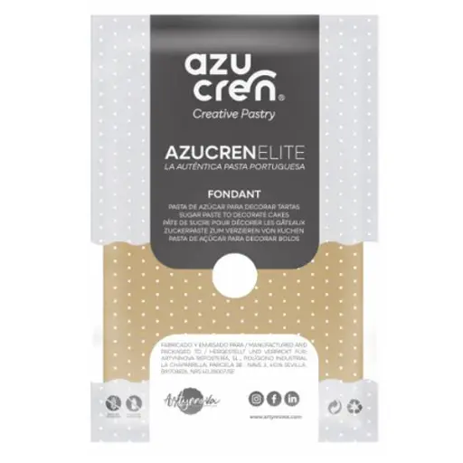 [ae00054] Fondant color café 250gr. Azucren Elite
