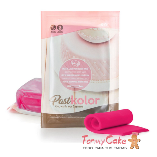 [pk0011] Fondant color fucsia 1kg. Pastkolor