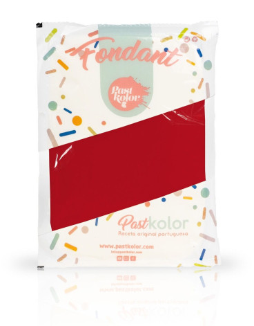 [PK0010] Fondant color granate borgoña 1kg. Pastkolor