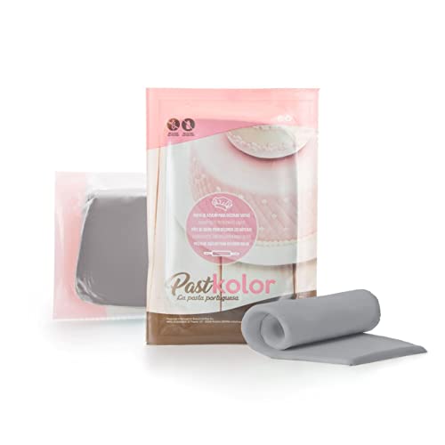 [PK0030] Fondant Gris 250gr Pastkolor