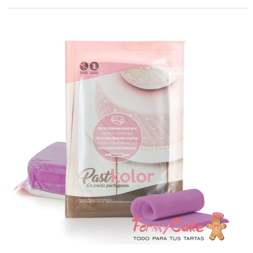 [pk0014] Fondant color lila 1kg. Pastkolor