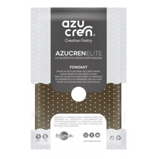 [ae00055] Fondant color marrón 250gr. Azucren Elite