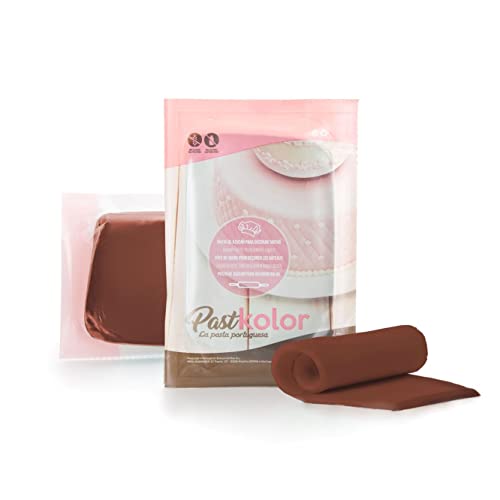 [PK0052] Fondant Marrón 250gr Pastkolor