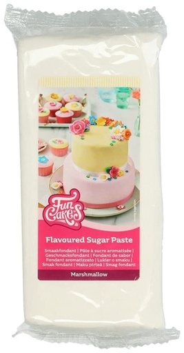 [F20445] Fondant sabor marshmallow 1kg. Funcakes