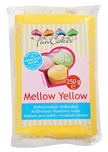 [F20145] Fondant Mellow Yellow 250gr Funcakes