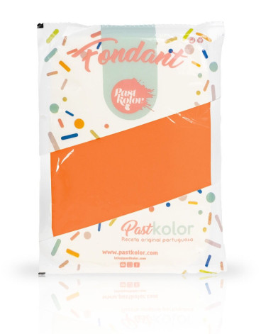 [Pk0008] Fondant color naranja 1kg. Pastkolor