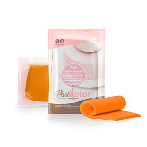 [PK0036] Fondant Naranja 250gr Pastkolor