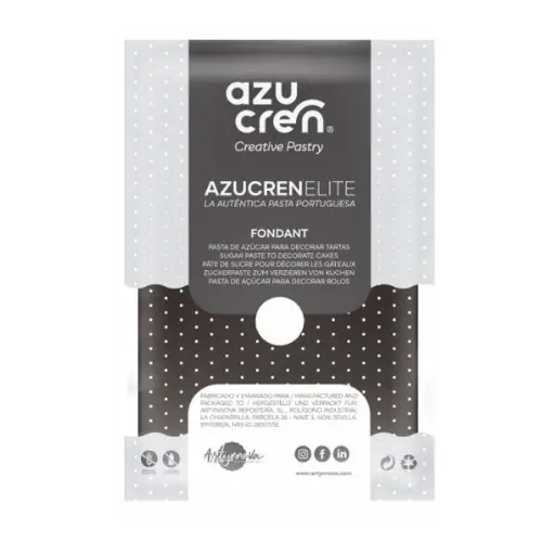 [ae00069] Fondant color negro 100gr. Azucren Elite