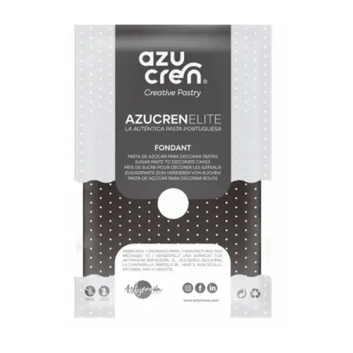 [ae00038] Fondant color negro 250gr. Azucren Elite
