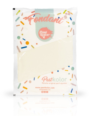 [pk0004] Fondant color blanco perla 1kg. Pastkolor