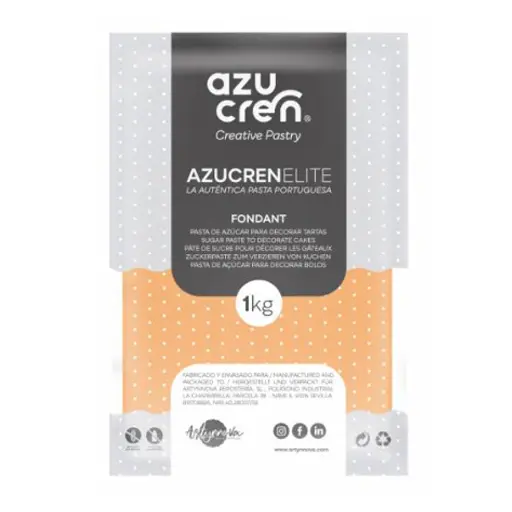 [ae00026] Fondant color piel 1kg. Azucren Elite
