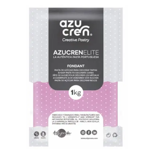 [ae00007] Fondant color rosa 1kg. Azucren Elite