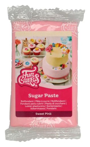 [F20110] Fondant color rosa claro 250gr. Funcakes