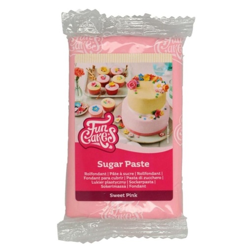 [F20110] Fondant color rosa claro 250gr. Funcakes