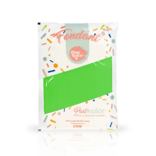 [PK0049] Fondant color verde lechuga 250gr. Pastkolor