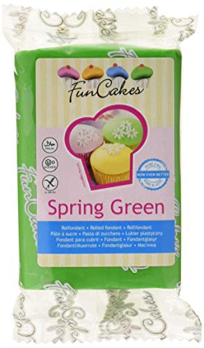 [F20115] Fondant Verde Primavera 250gr Funcakes