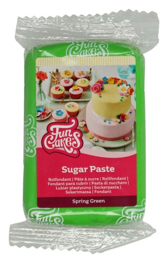 [F20115] Fondant color verde primavera 250gr. Funcakes
