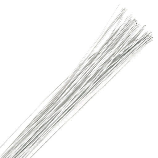 [1388W] Alambre para Flores Blanco Calibre 28 50ud Culpitt