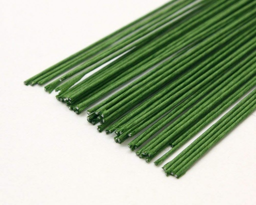[1385G] Alambre para Flores Verde Calibre 22 20ud Culpitt