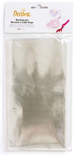 [0855926] Bolsa Transparente Para Galletas y Cakepops 50uds Decora