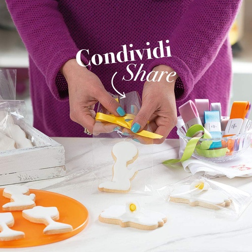 [0855926] Bolsa Transparente Para Galletas y Cakepops 50uds Decora