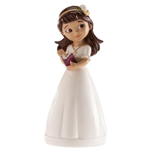 [315107] Figura para tarta comunión niña con diadema Dekora