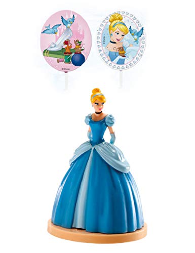 [303016] KIT PVC CON PINCHOS "CENICIENTA" PARA DECORAR TARTAS